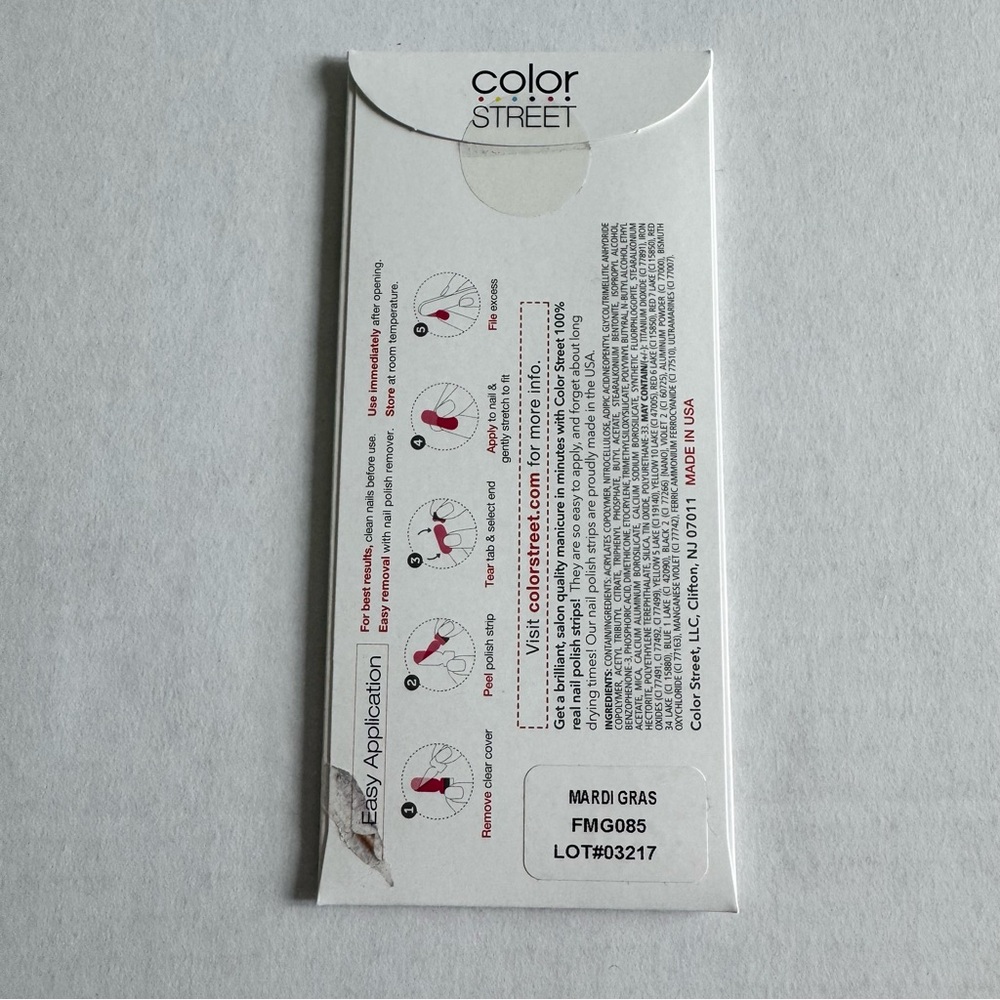 *Retired* Color Street: Mardi Gras | Blue Purple Teal Silver Glitter Party - Picture 4 of 15